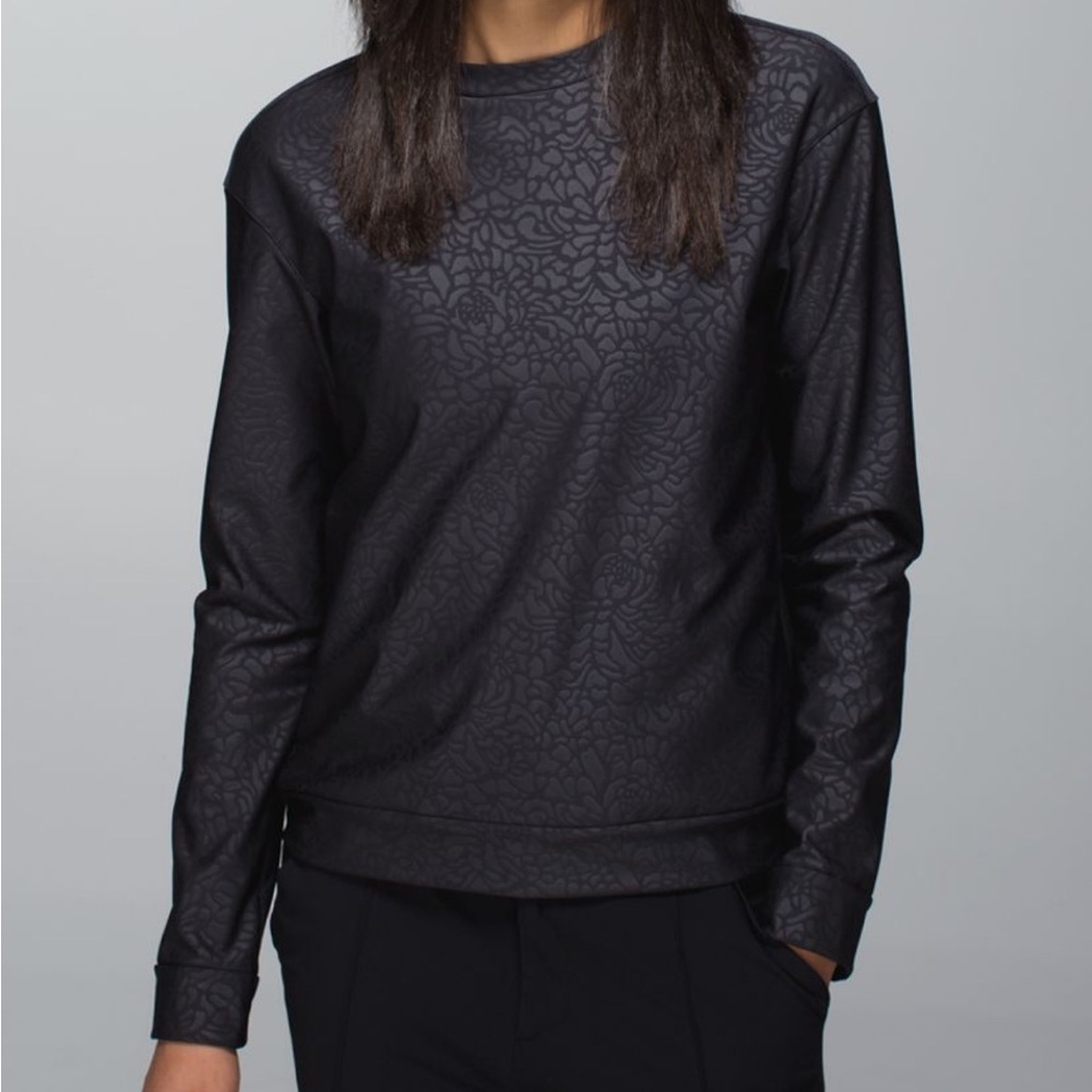 Lululemon Departure Top Sleeve Textured Shirt Small